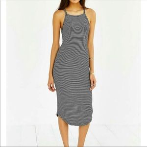 Urban outfitters Silence+Noise striped midi dress
